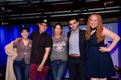 Lauren Marcus, George Salazar, Ilana Levine (Little Known Facts Host), Joe Iconis and Photo