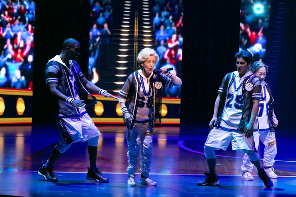 Garrett Turner, Georgia Engel (Dorothy/Dottie), Alexander Aguilar and Lori Tan Chinn (Mae); Photo by Jerry Dalia at 