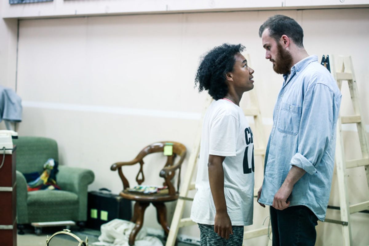 Amelia Donkor and Sam Jenkins-Shaw at 