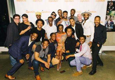 Director Joe Calarco, Iyona Blake, Malik Akil, Aramie Payton, Joshua James Crawford,  Photo