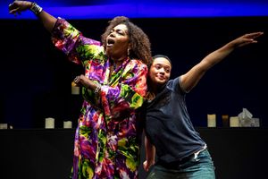 Liz Mikel and Kiersey Clemons Photo