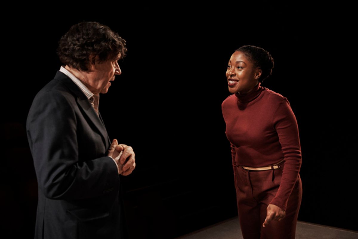 Stephen Rea and Ronkáº¹ Adekoluejo at 