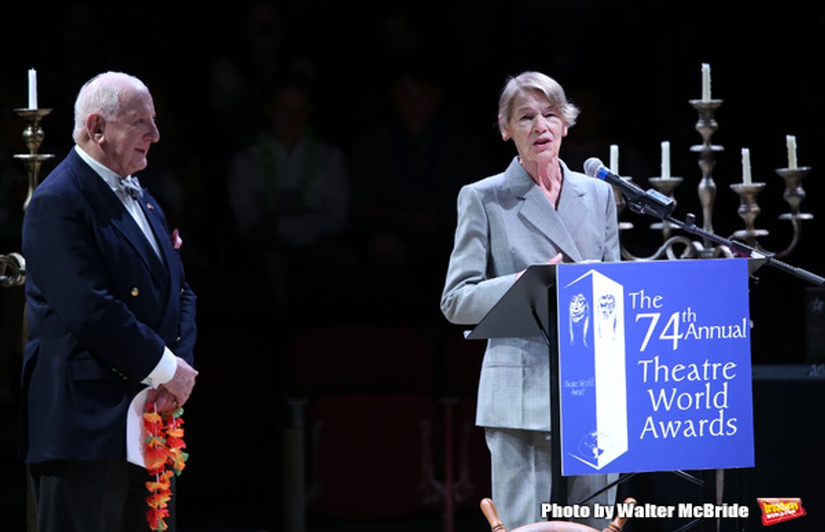 Lionel Larner and Glenda Jackson at 