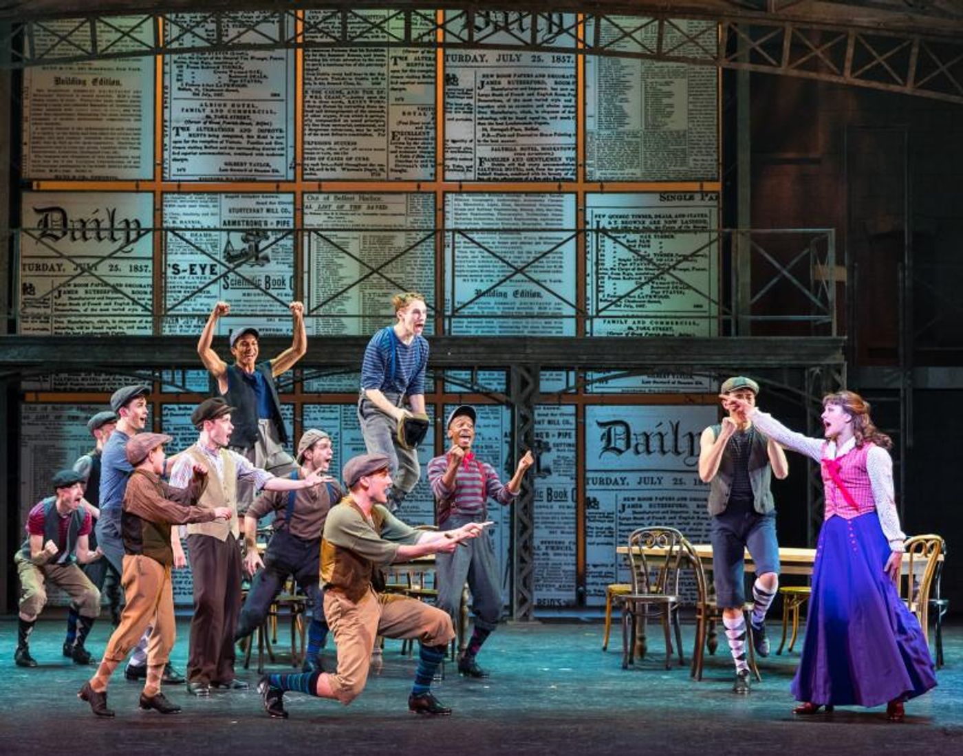 Review: Lively New Production of NEWSIES Carries the Banner in La Mirada Review: Lively New Production of NEWSIES Carries the Banner in La Mirada Image