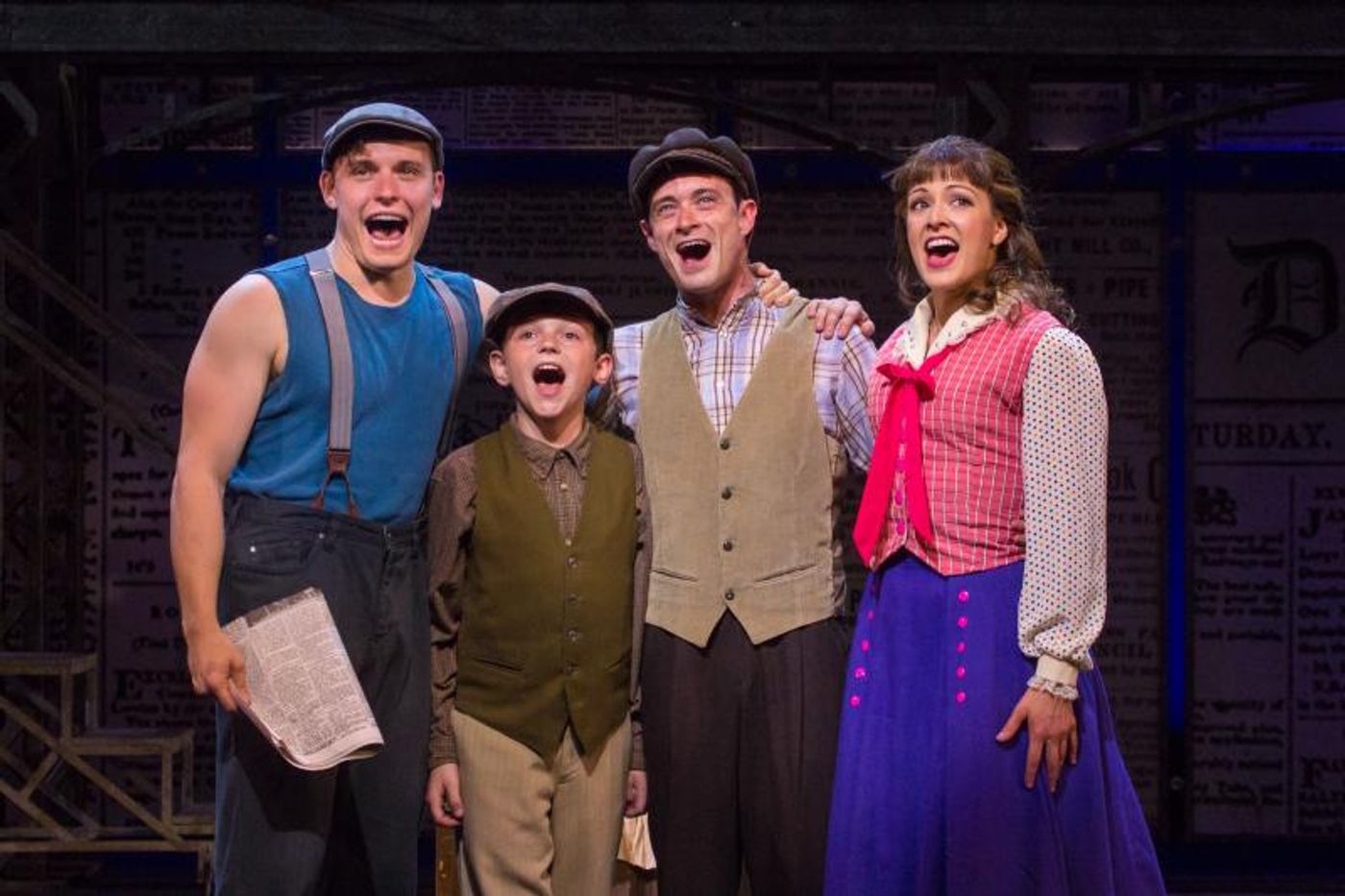 Review: Lively New Production of NEWSIES Carries the Banner in La Mirada  Image