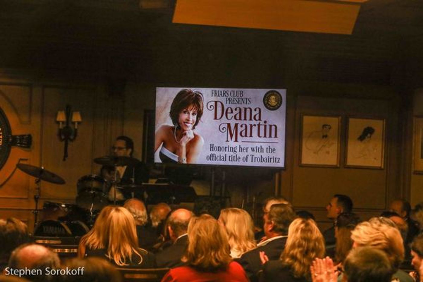 Photo Coverage: 'And Now Direct From the Bar...' The Friars Toast Deana Martin  Image