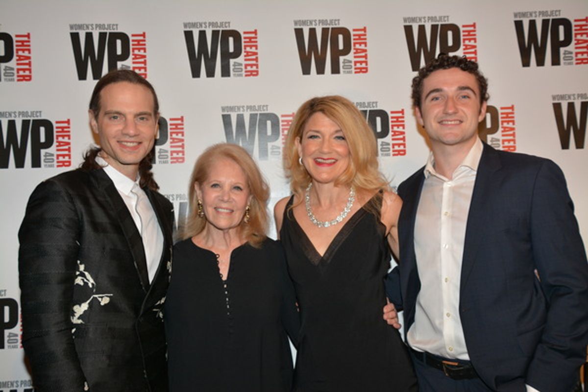 Jordan Roth, Daryl Roth, Victoria Clark and Thomas Luke Clark at 