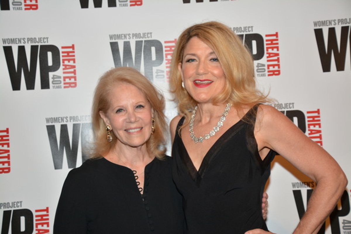 Daryl Roth and Victoria Clark at 