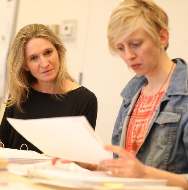 Playwright Rinne Groff and director Marissa Wolf Photo