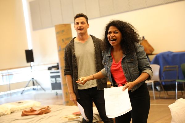 Enver Gjokaj and Rebecca Naomi Jones Photo