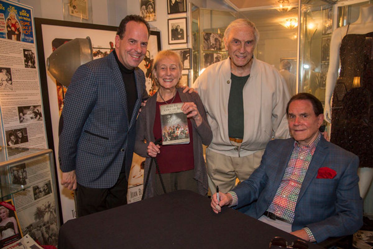 Loren Lester, Helen Richman and fellow actor/artist Peter Mark Richman with Rich LittleLoren Lester, Helen Richman and fellow actor/artist Peter Mark Richman with Rich Little at 