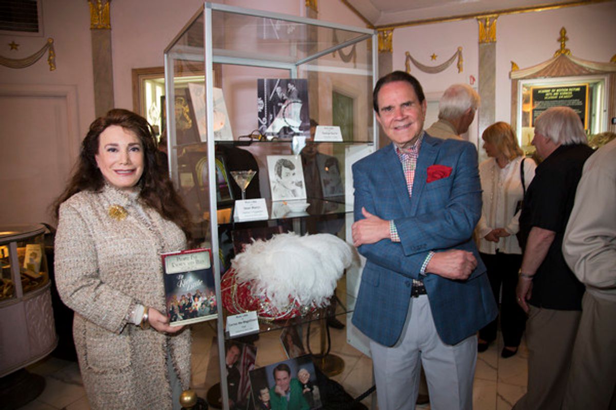 The Hollywood Museumâ€™s President and Founder, Donelle Dadigan, and Rich Little at 