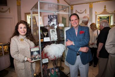 The Hollywood Museumâ€™s President and Founder, Donelle Dadigan, and Rich Little Photo