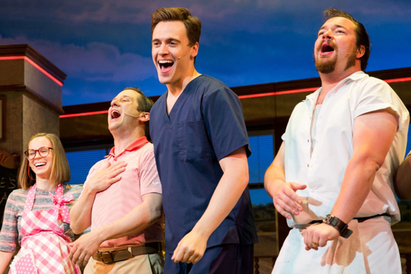 Photo Coverage: Erich Bergen Takes His First Bows In WAITRESS  Image