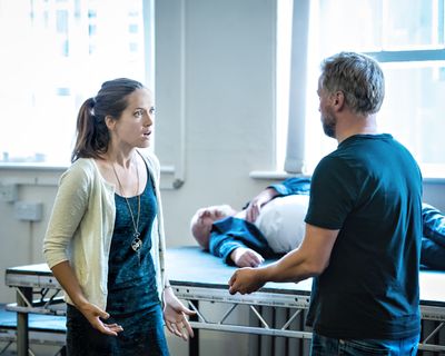 Leandra Ashton (Lady Macbeth), Richard Standing (Macbeth), Fine Time Fontayne (Duncan Photo