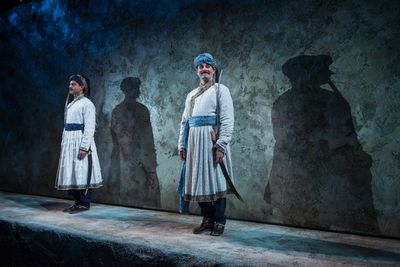 Omar Metwally (Humayun) and Arian Moayed (Babur) Photo