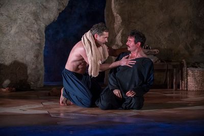 Omar Metwally (Humayun) and Arian Moayed (Babur) Photo