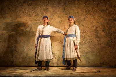 Omar Metwally (Humayun) and Arian Moayed (Babur) Photo