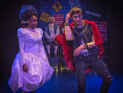 Starr Kirkland, Joachim Boyle & Timiki Salinas in CINDY. Photo by Clinton B Photograp Photo