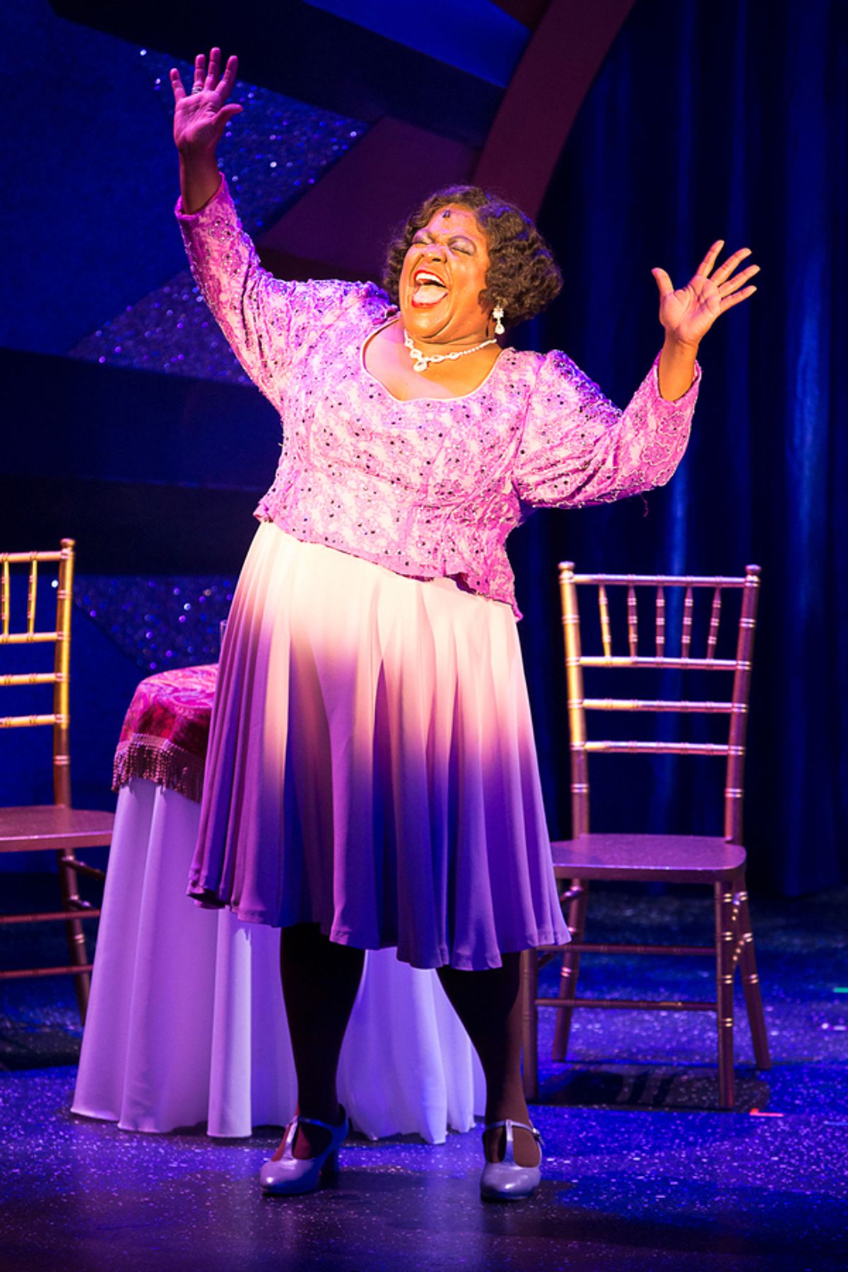 Tarra Connor jones in AINâ€™T MISBEHAVINâ€™ The Fats Waller Musical Show playing at Theatre By The Sea thru June 17, 2018. Photos by Steven Richard Photography.
 at 