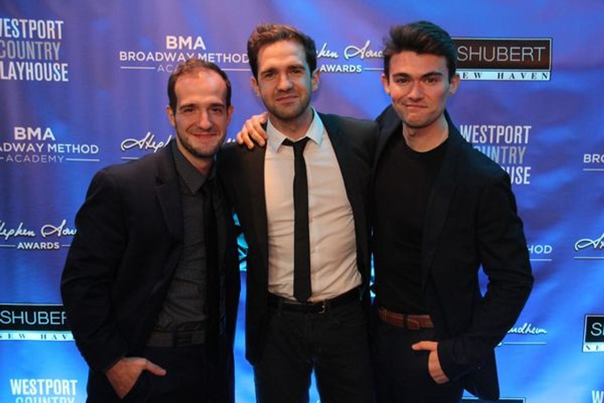 Evan Kazprzak, Dan DeLuca, Mike Ryan at 