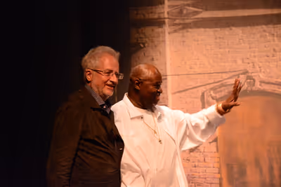 Alan Govenar and Akin Babatunde  Photo