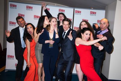 Playwright Anthony Giardina and the company of Dan Codyâ€™s Yacht Photo