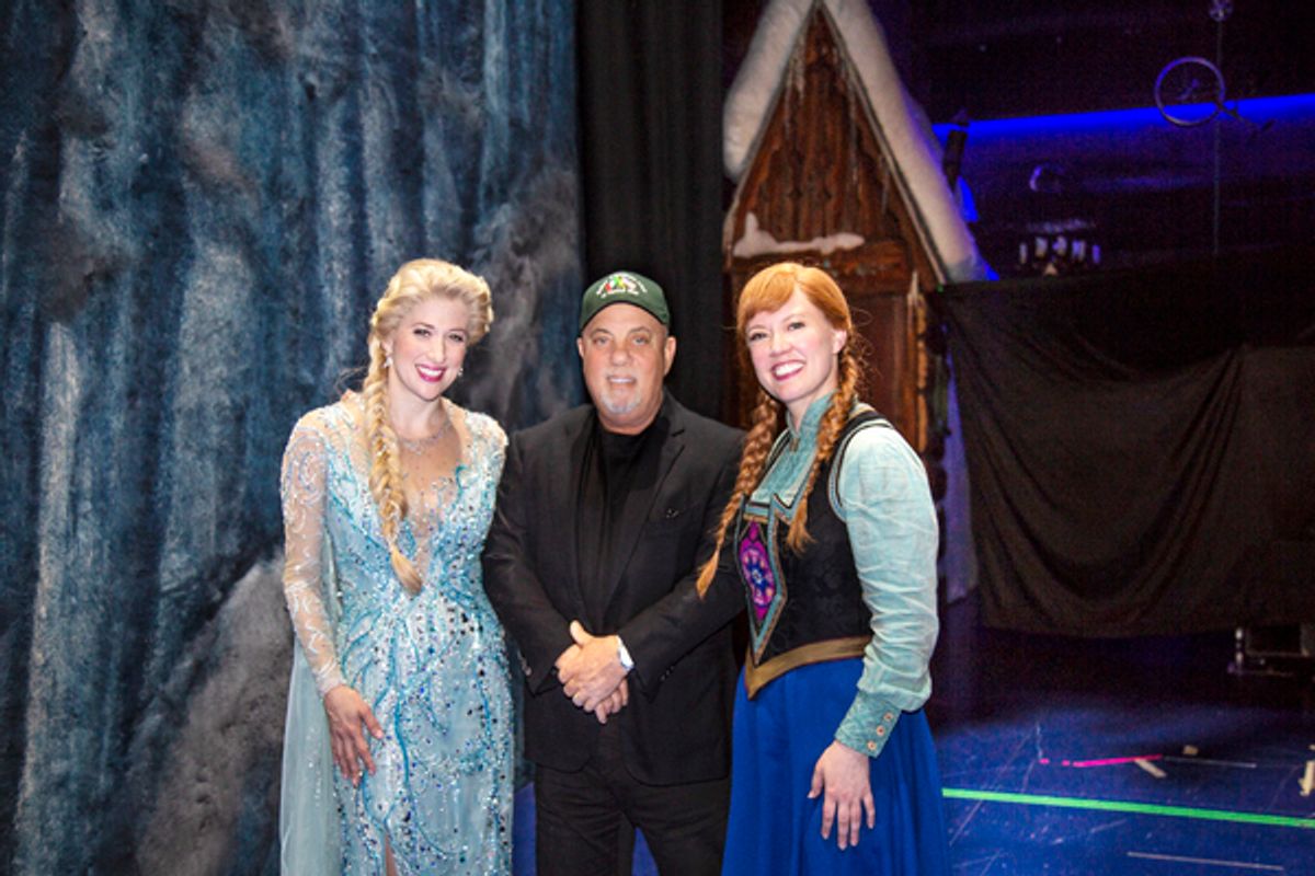 Caissie Levy, Billy Joel, Patti Murin at 