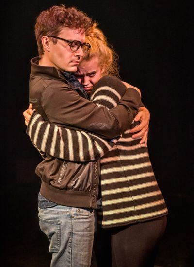 Michael Fell & Ellie Gossage in What Happened That Night. Photo by Clinton B Photogra Photo