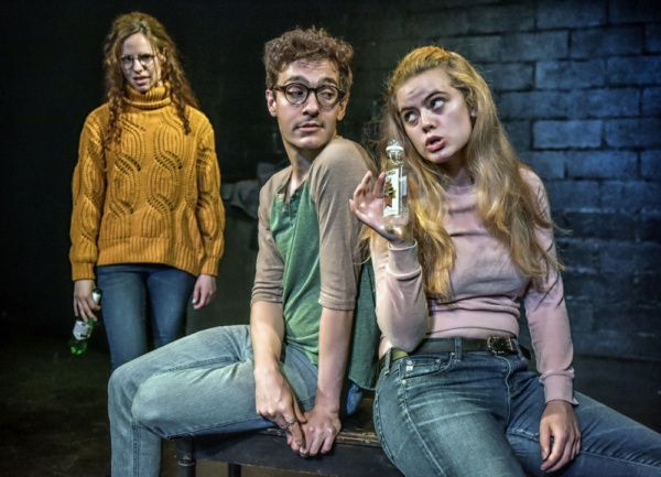 Tallie Gabriel, Ellie Gossage & Michael Fell in What Happened That Night. Photo by Cl Photo