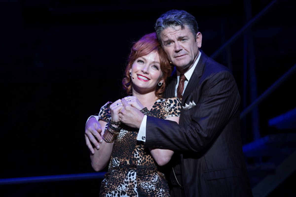 Becki Newton and John Michael at 