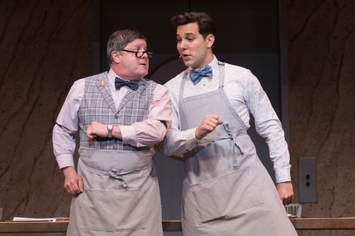 Michael McGrath and Skylar Astin at 