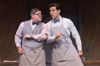 Michael McGrath and Skylar Astin Photo