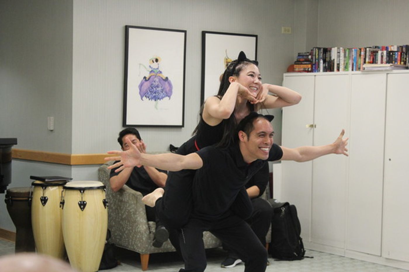 Photo Coverage: Tony Recipient Baayork Lee Takes Her NAAP Chorus to the Actors Fund Home  Image