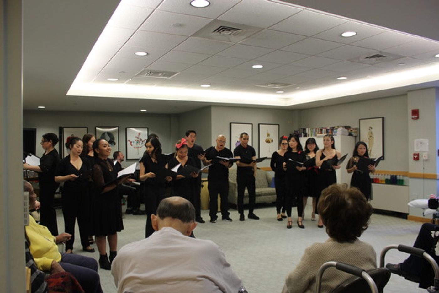 Photo Coverage: Tony Recipient Baayork Lee Takes Her NAAP Chorus to the Actors Fund Home Photo Coverage: Tony Recipient Baayork Lee Takes Her NAAP Chorus to the Actors Fund Home Image