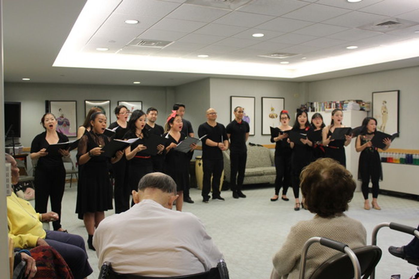 Photo Coverage: Tony Recipient Baayork Lee Takes Her NAAP Chorus to the Actors Fund Home Photo Coverage: Tony Recipient Baayork Lee Takes Her NAAP Chorus to the Actors Fund Home Image