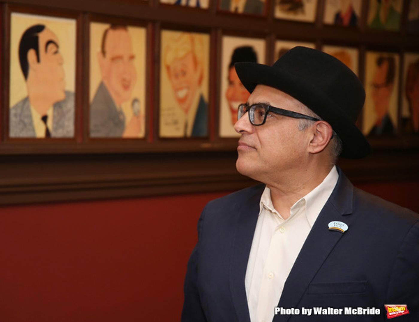 Photo Coverage: LuPone, Lenk, and Butz Help Celebrate the Unveiling of David Yazbek's Portrait at Sardi's  Image