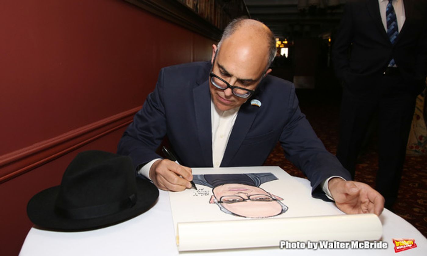 Photo Coverage: LuPone, Lenk, and Butz Help Celebrate the Unveiling of David Yazbek's Portrait at Sardi's  Image
