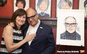 DDavid Yazbek and his wife Elizabeth Doberneck Photo