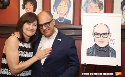 DDavid Yazbek and his wife Elizabeth Doberneck Photo