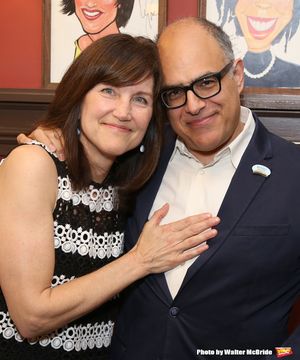 David Yazbek and his wife Elizabeth Doberneck Photo