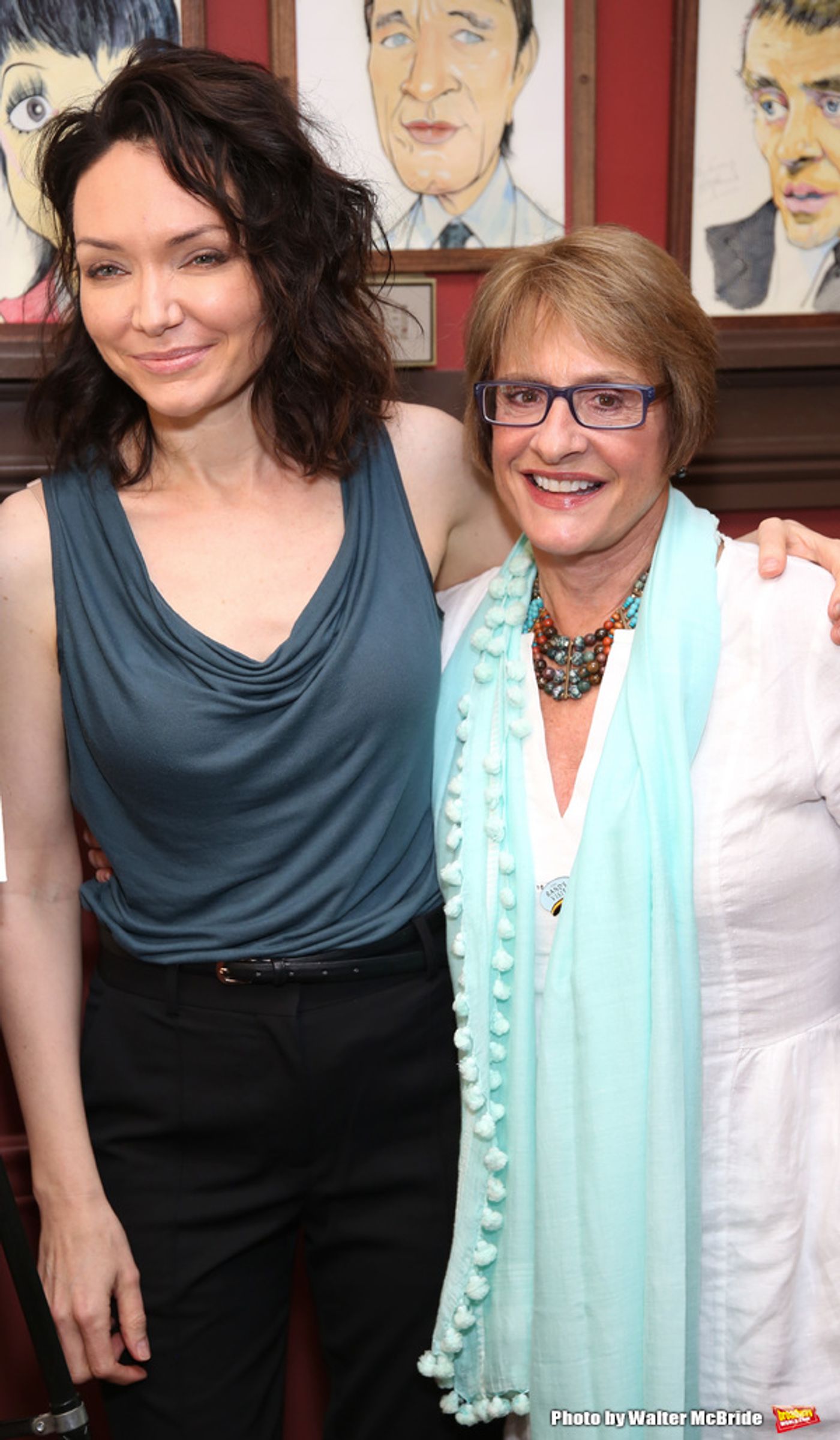 Photo Coverage: LuPone, Lenk, and Butz Help Celebrate the Unveiling of David Yazbek's Portrait at Sardi's  Image