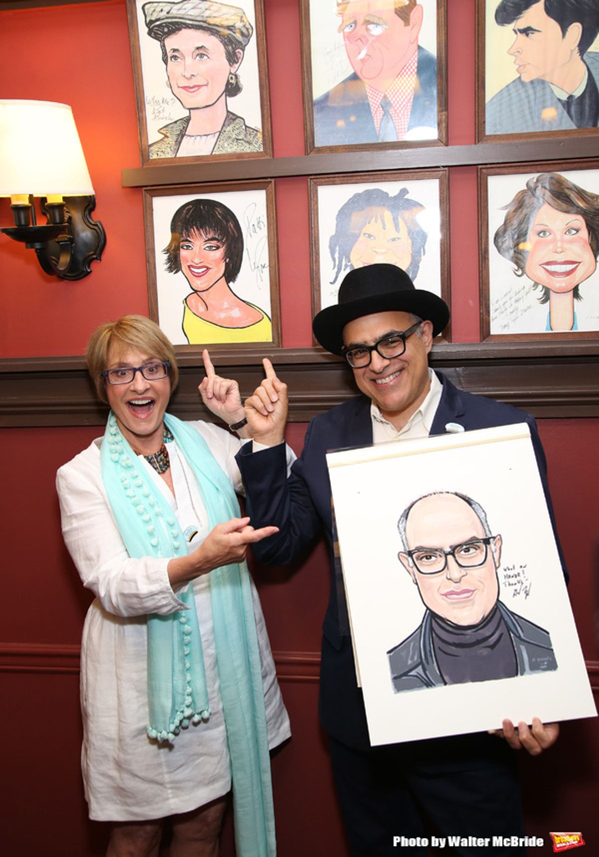 Patti LuPone and David Yazbek  at 