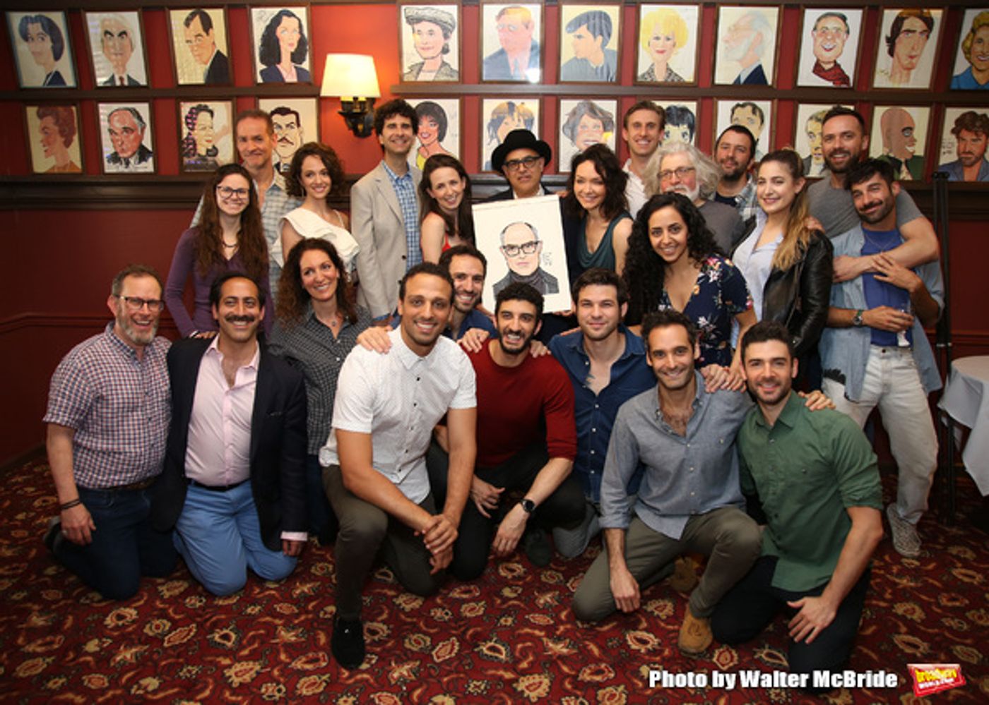 Photo Coverage: LuPone, Lenk, and Butz Help Celebrate the Unveiling of David Yazbek's Portrait at Sardi's  Image