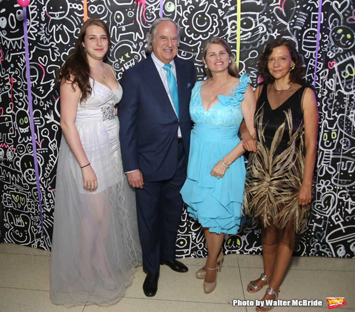 Leah Lane, Stewart F. Lane, Bonnie Comley and Chashama Founder Anita Durst at 