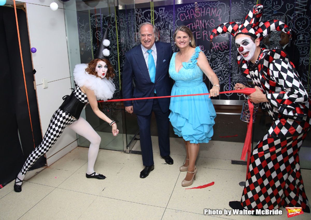 Performance Artists with Stewart F. Lane and Bonnie Comley at The Chashama Gala Honors Tony Bechara