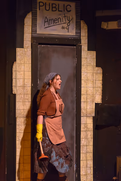 Lauren Alberg as Penelope Pennywise. Photo courtesy of Bruce F Press Photography. Photo