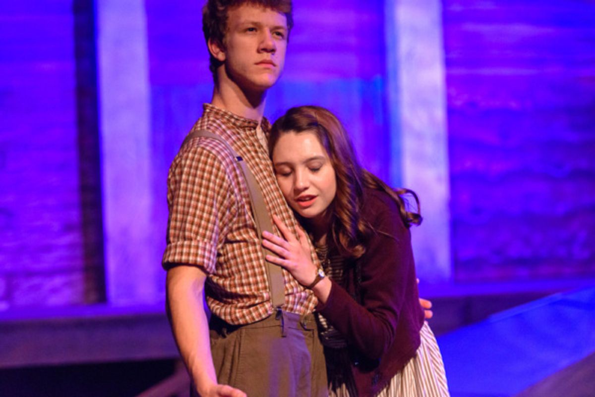 left to right, Nick Brogan as Bobby Strong and Grace Tyson as Hope Cladwell. Photo courtesy of Bruce F Press Photography. at 