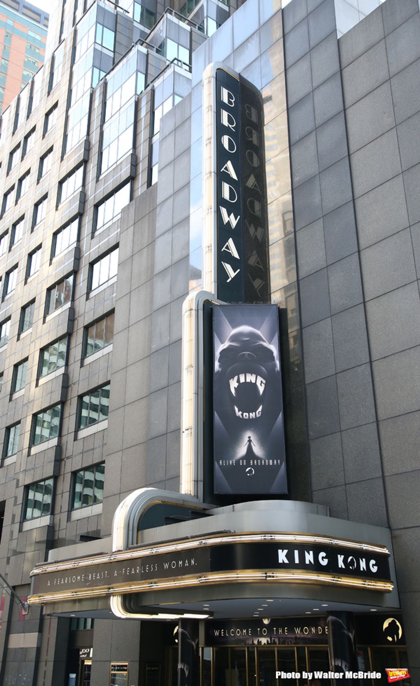 Up on the Marquee: KING KONG arrives on Broadway!  Image