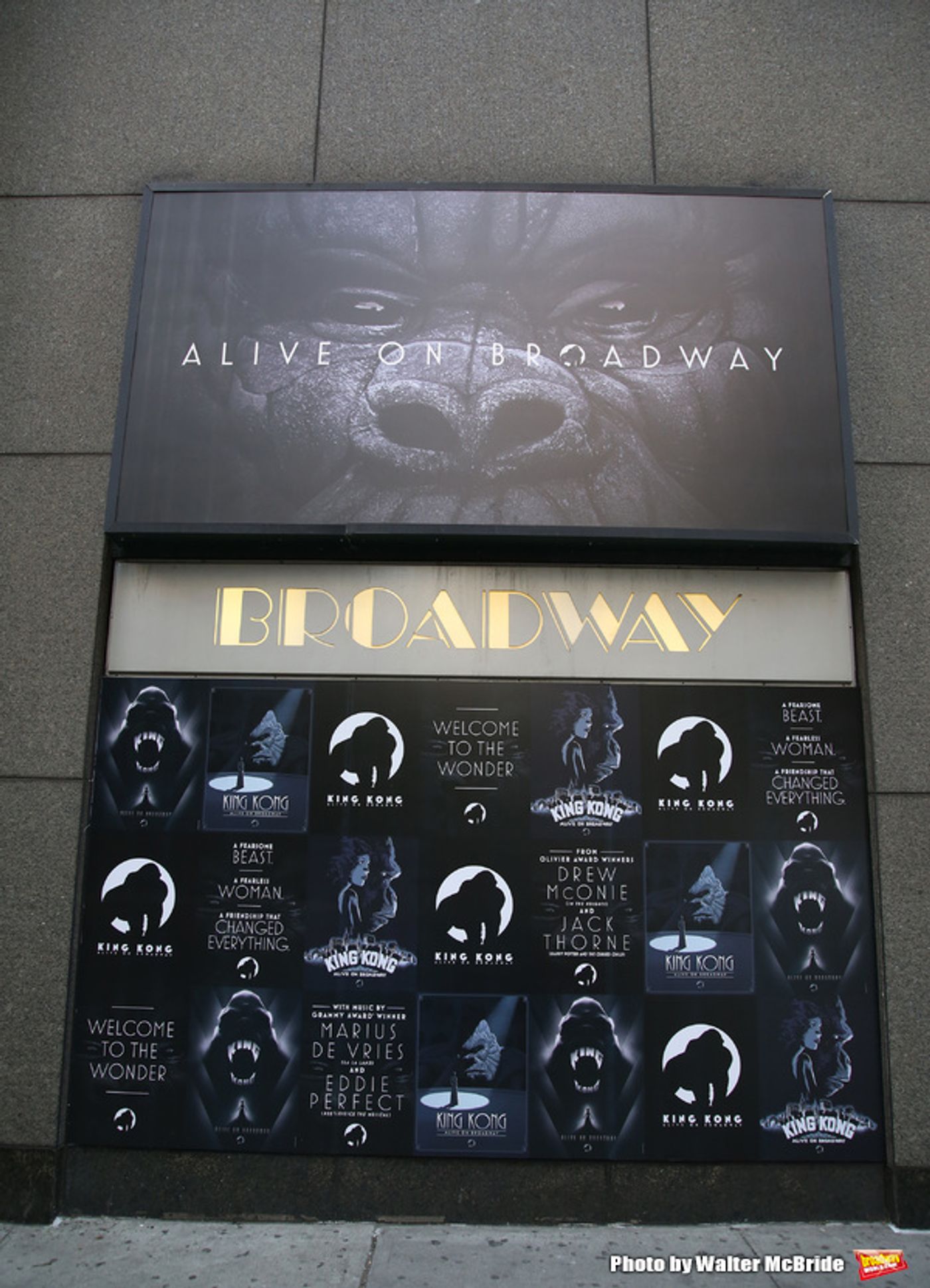 Up on the Marquee: KING KONG arrives on Broadway!  Image